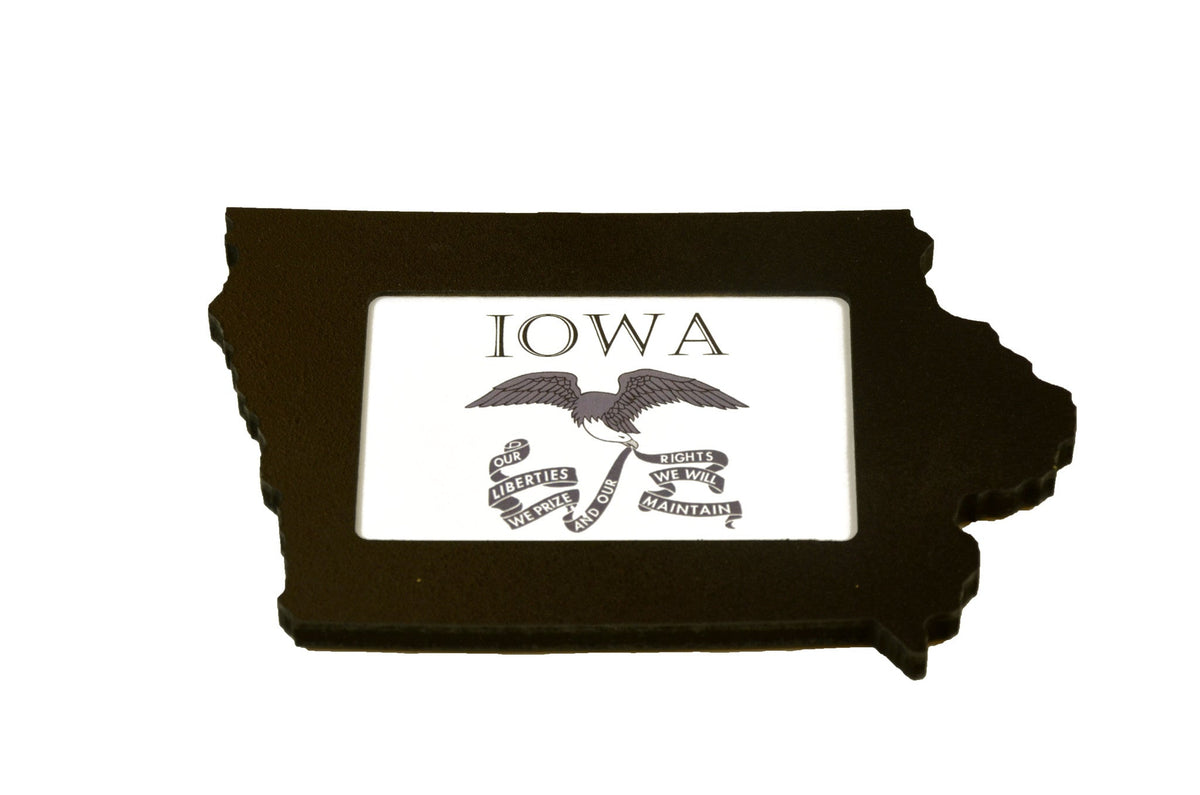 State Shaped Frame - Black