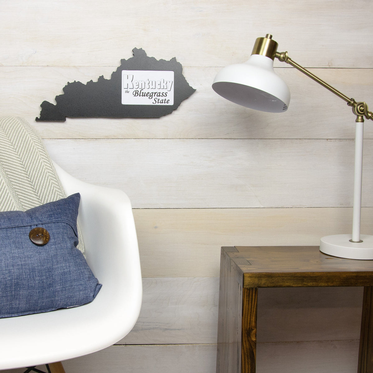 State Shaped Frame - Black