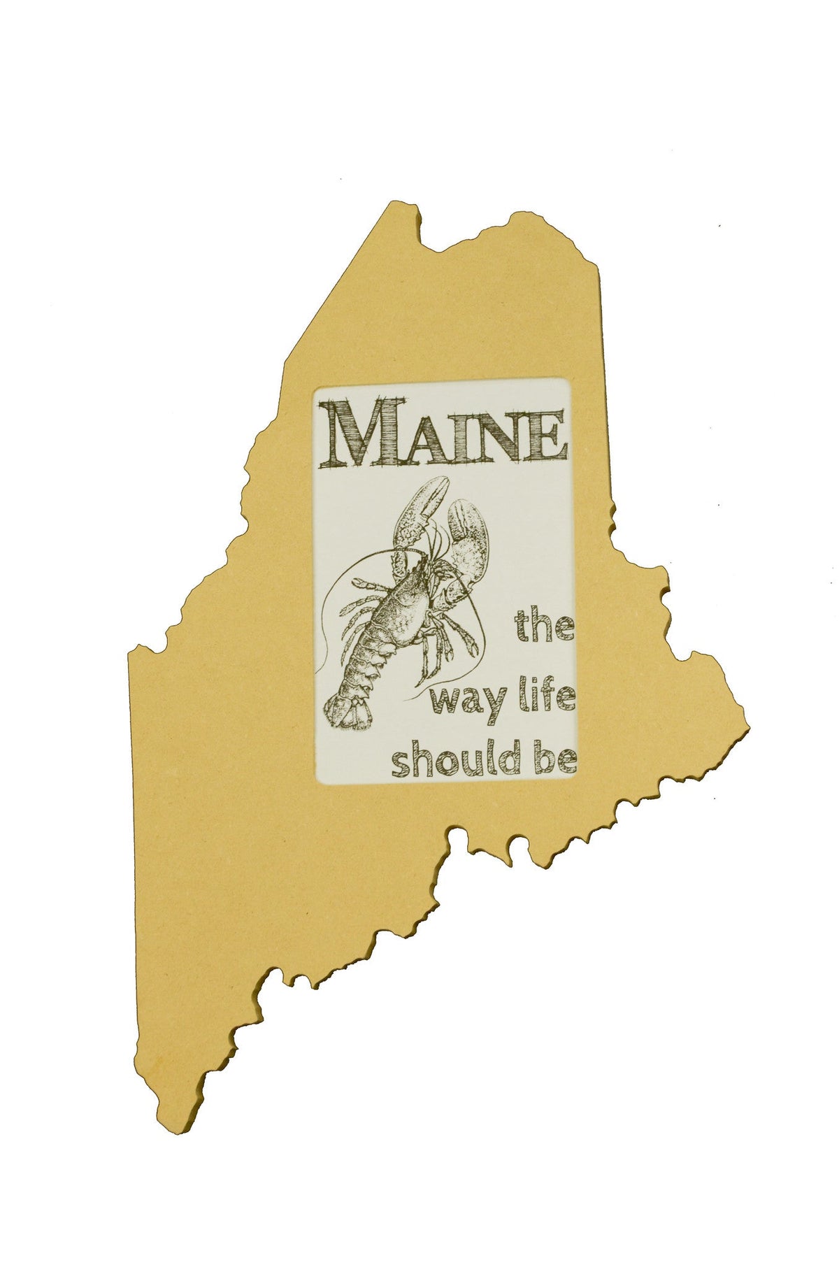 State Shaped Frame - Ready to Paint