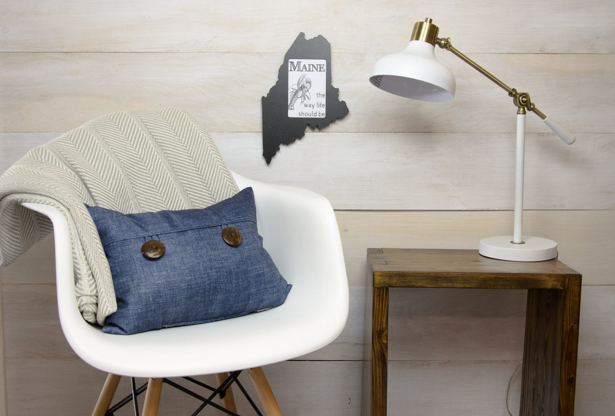 State Shaped Frame - Black