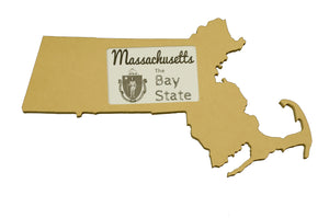 Massachusetts picture frame 4x6