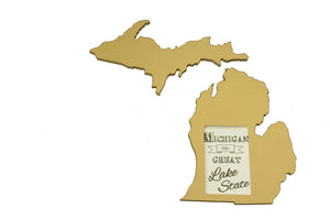 Michigan picture frame 4x6