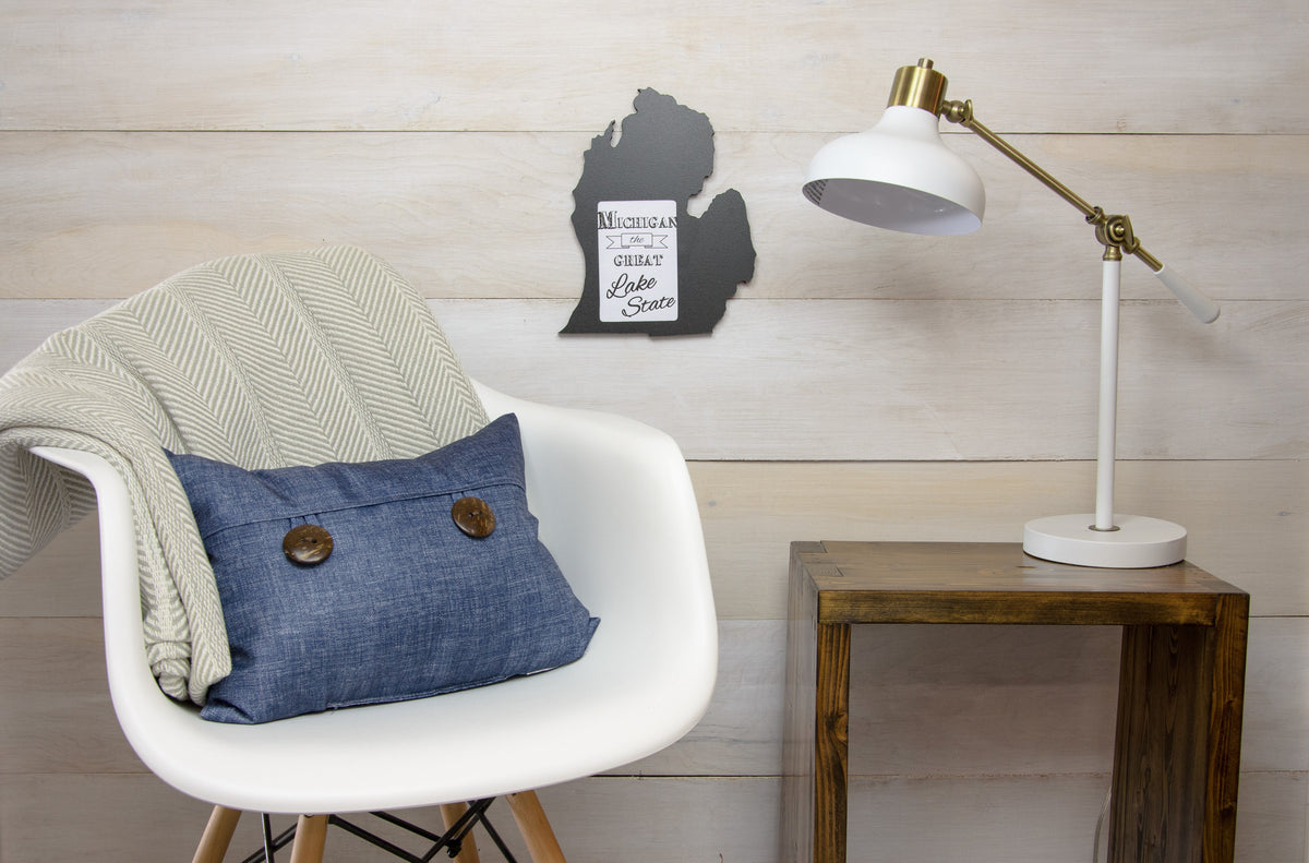 State Shaped Frame - Black