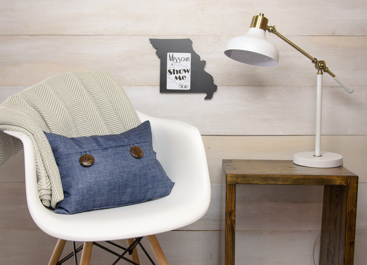 State Shaped Frame - Black