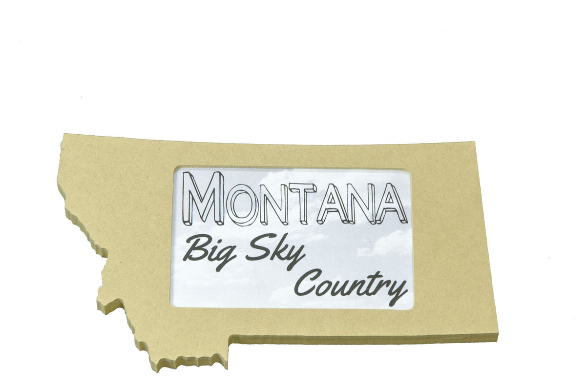 State Shaped Frame - Ready to Paint