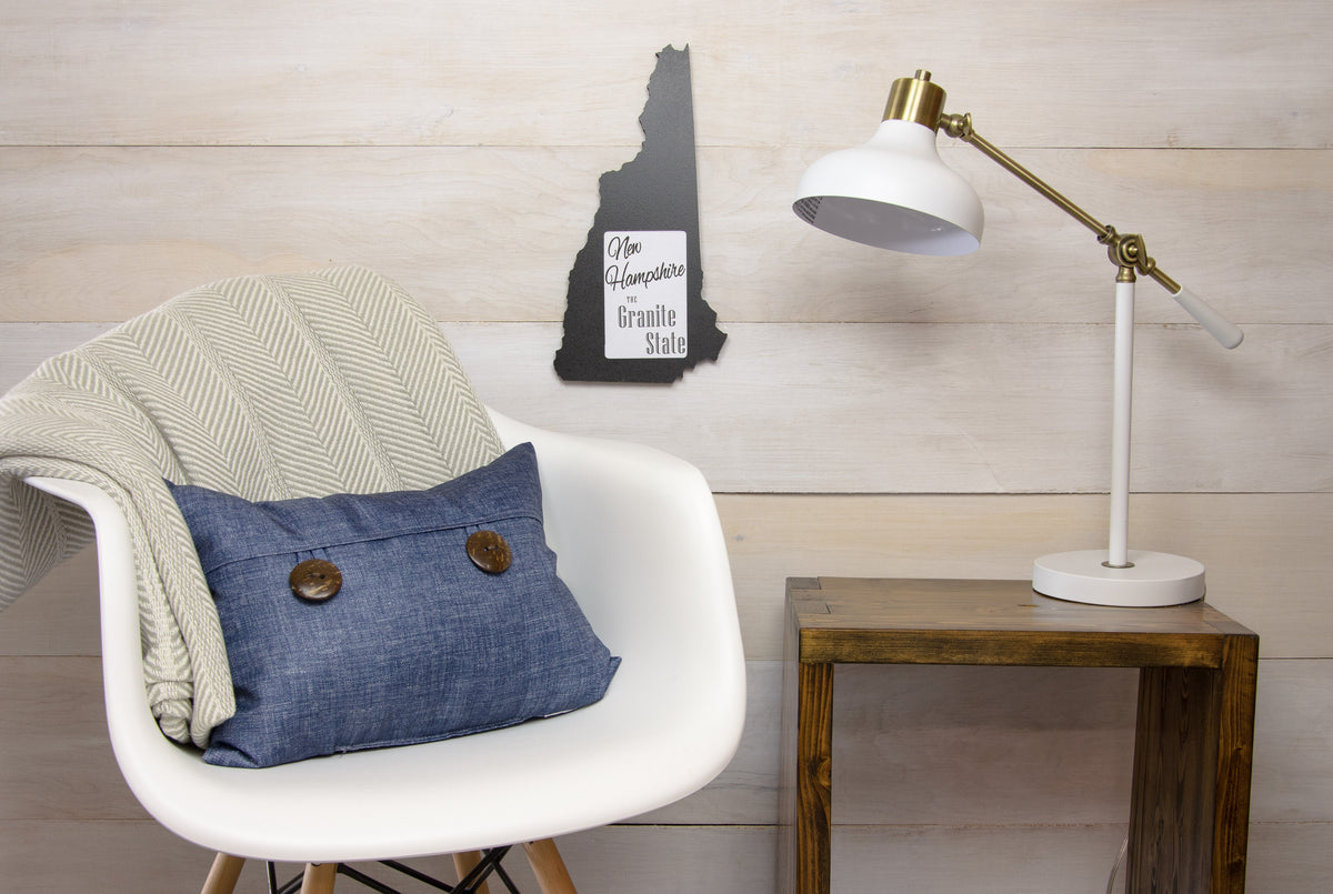 State Shaped Frame - Black