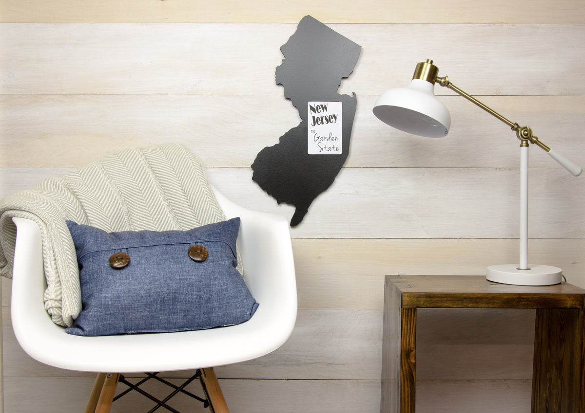 State Shaped Frame - Black