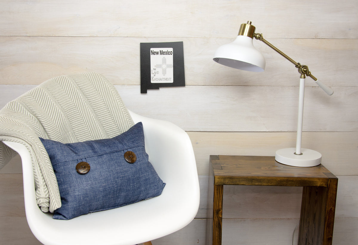 State Shaped Frame - Black