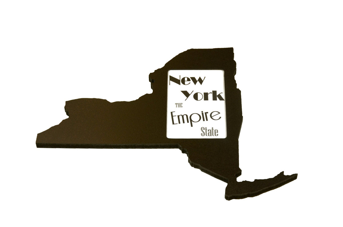 State Shaped Frame - Black