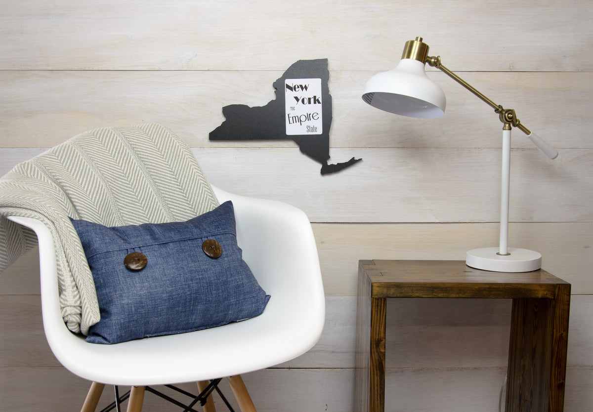 State Shaped Frame - Black