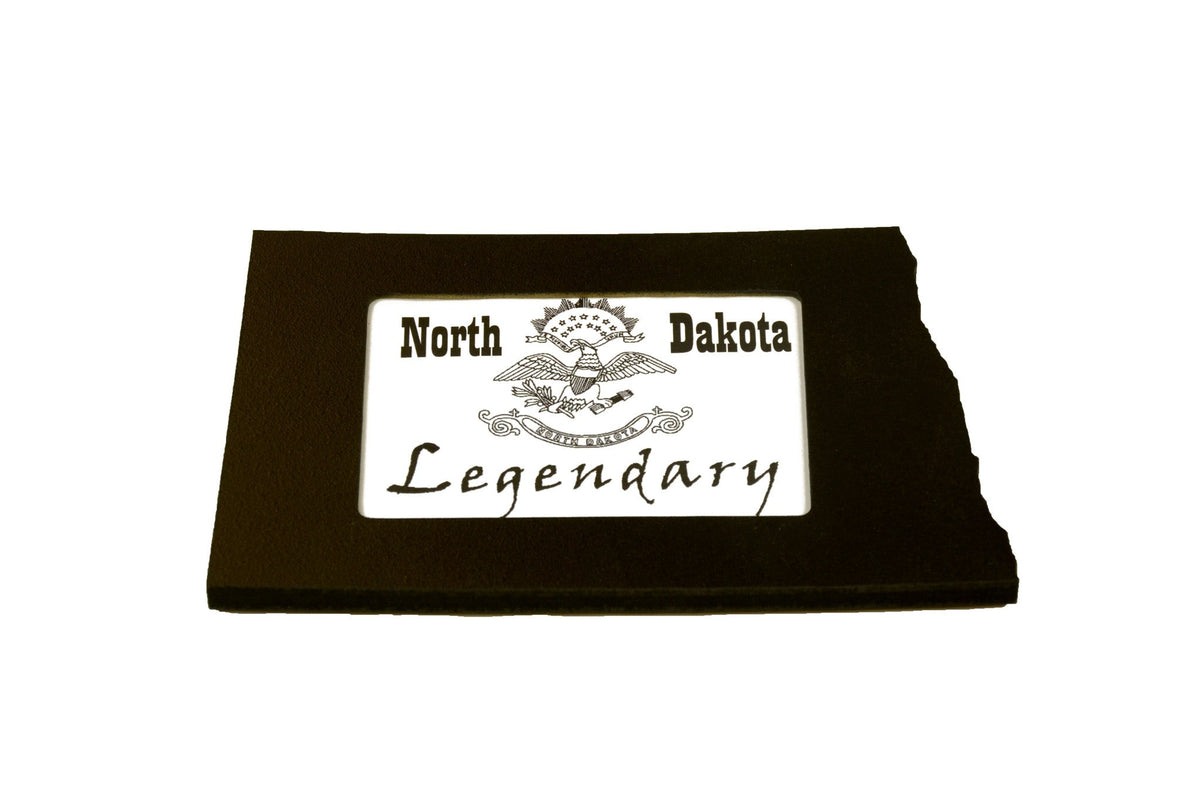 State Shaped Frame - Black