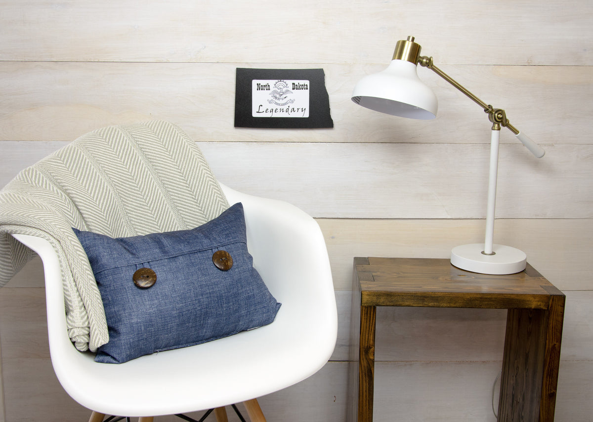 State Shaped Frame - Black