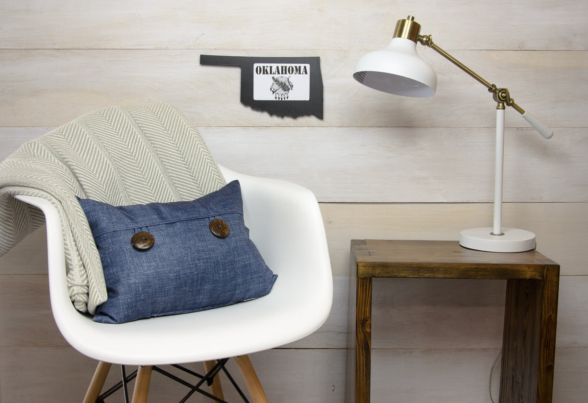 State Shaped Frame - Black