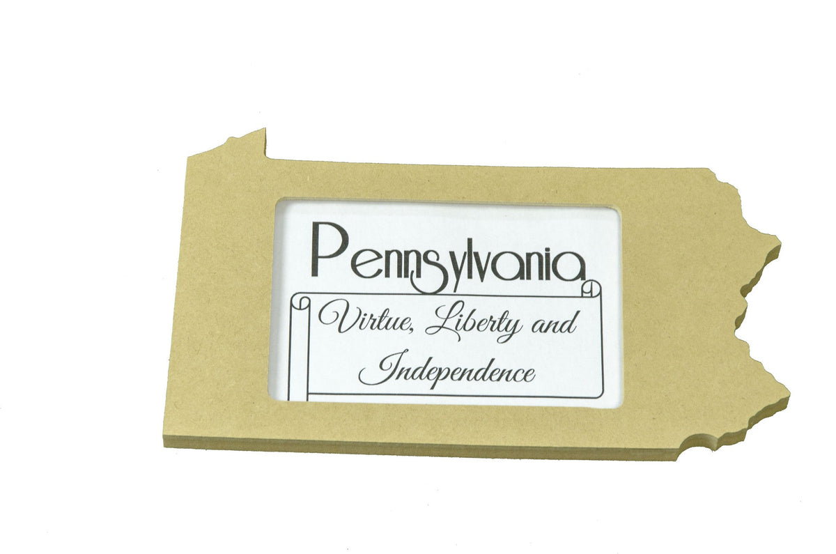 State Shaped Frame - Ready to Paint