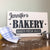 Personalized Farmhouse Bakery Sign