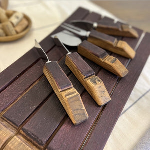 Wine Stave Cheese Tool Set