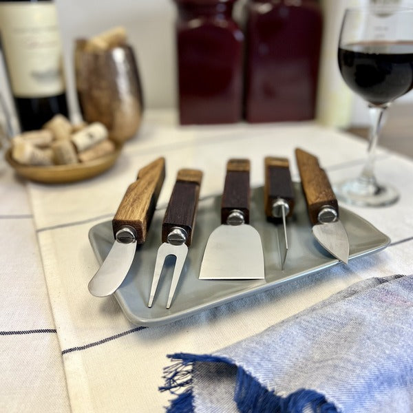 Wine Stave Cheese Tool Set - Pinecone Home