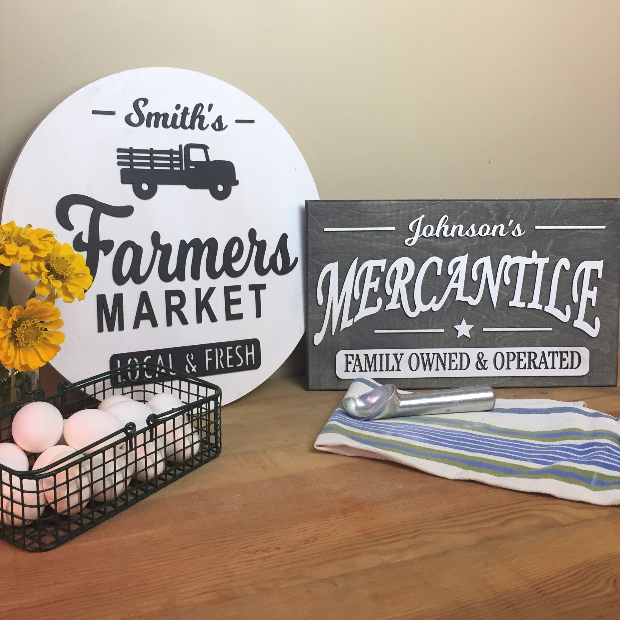 Farmers Market Signs