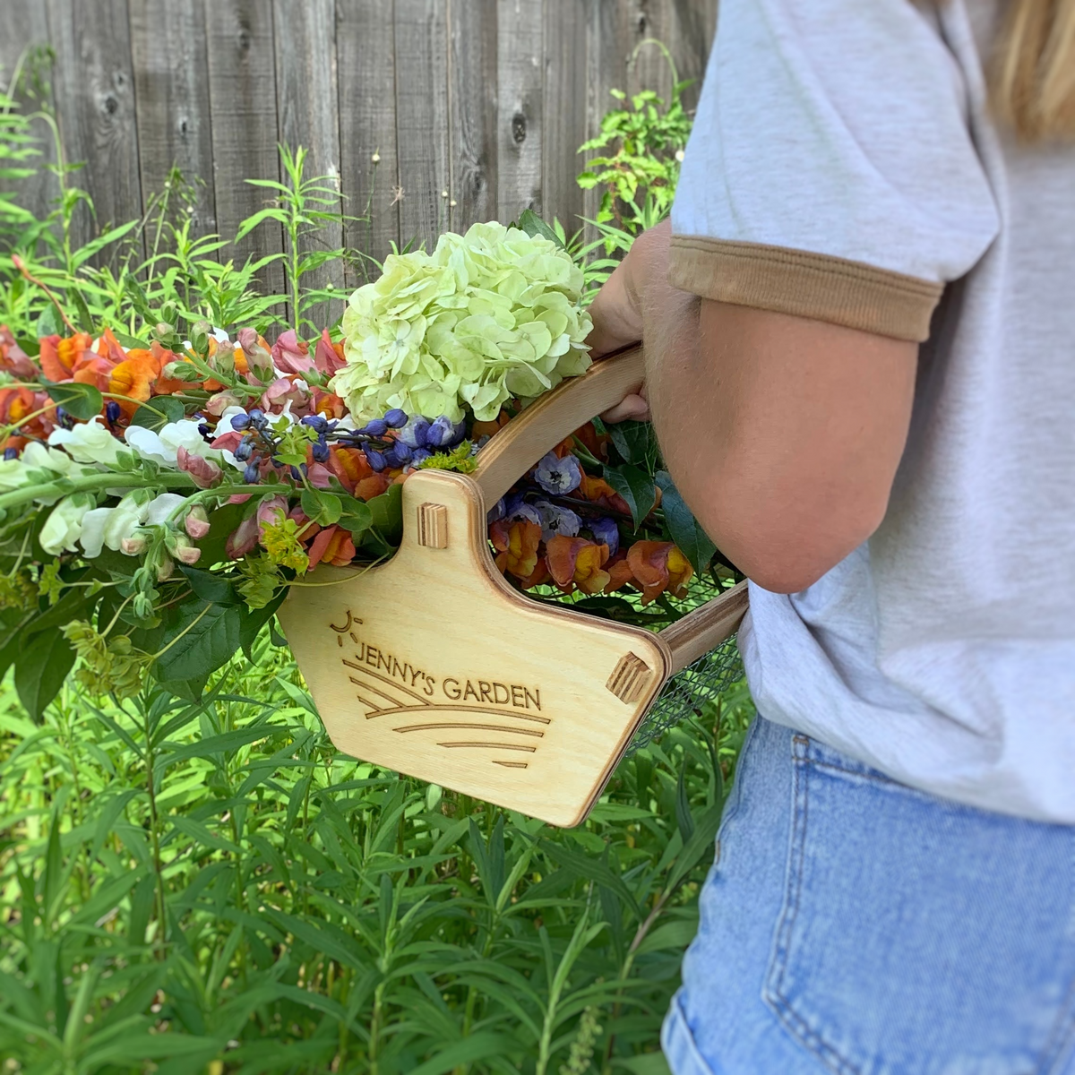 Personalized Harvest Basket - Gift for Gardener - Backyard Garden Basket