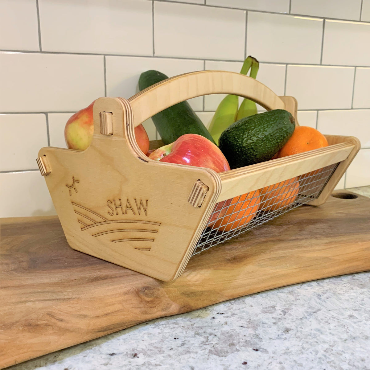 Personalized Harvest Basket - Gift for Gardener - Backyard Garden Basket