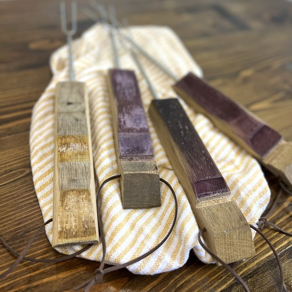 Wine Stave S&#39;mores Marshmallow Sticks