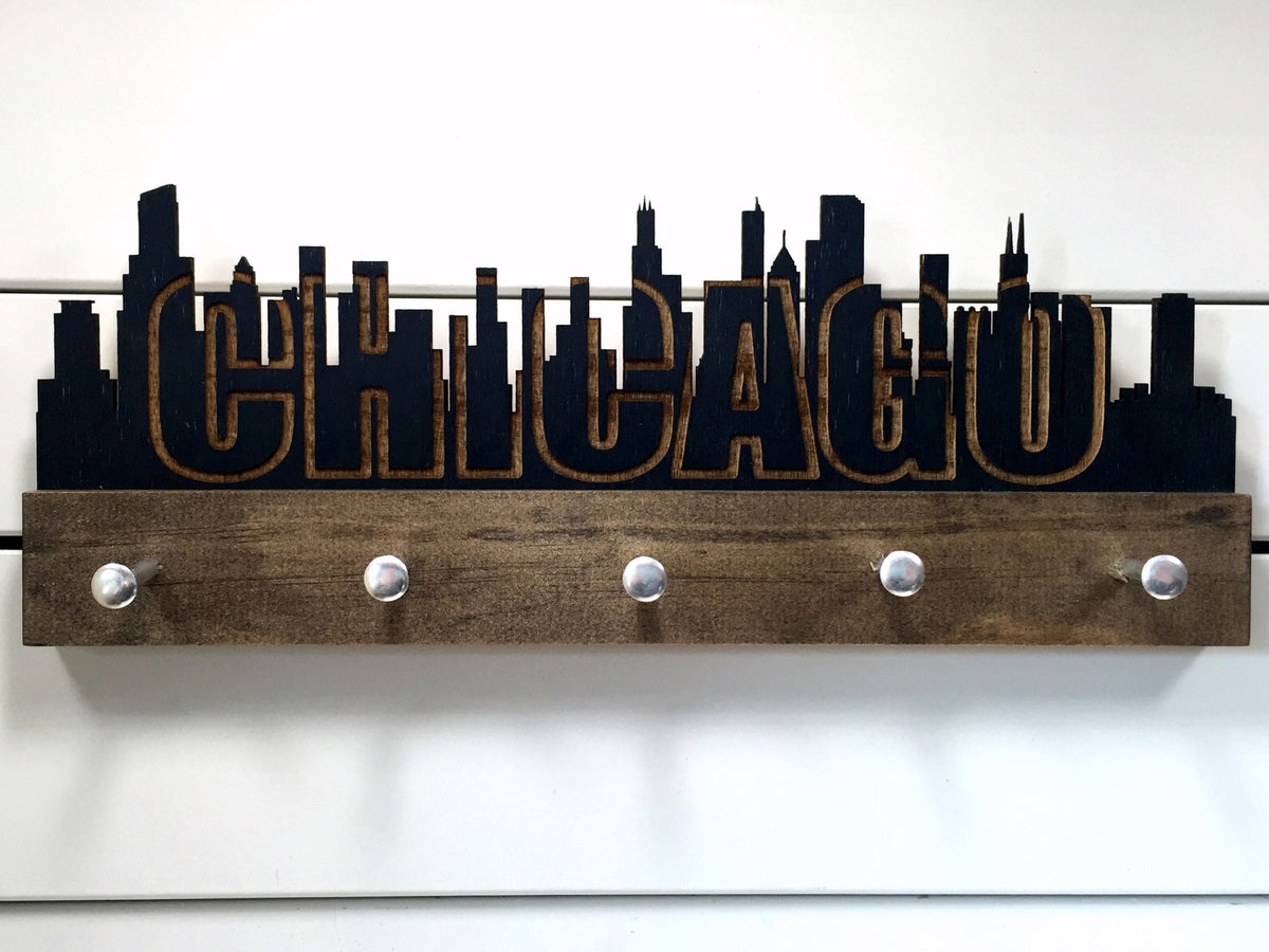 Chicago Skyline Key Holder