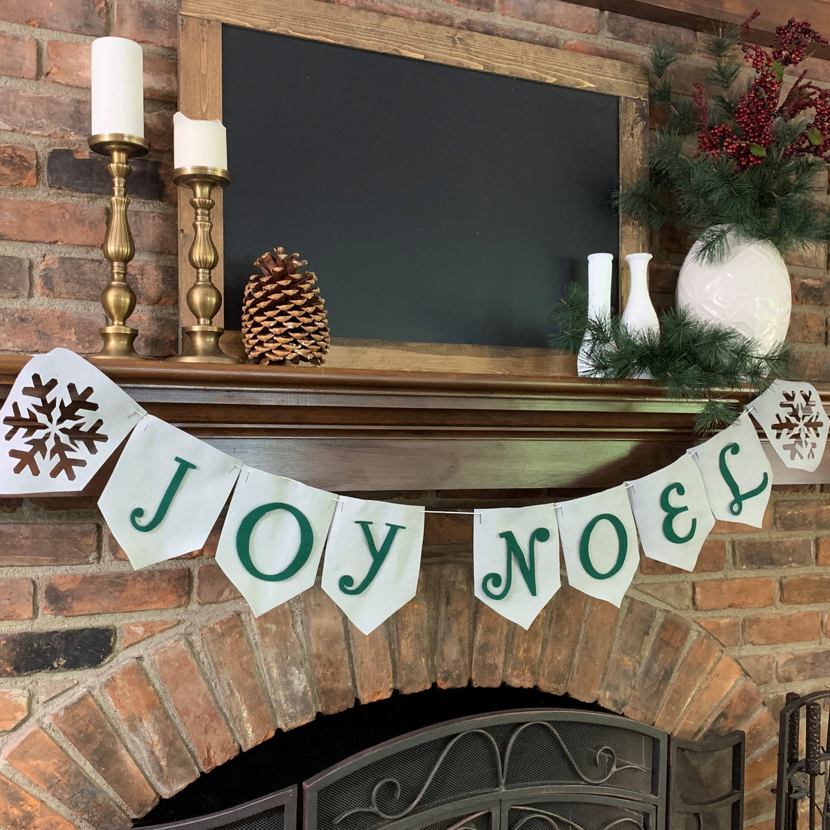 Personalized Holiday Felt Garland