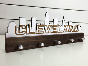 Cleveland Skyline Key Holder