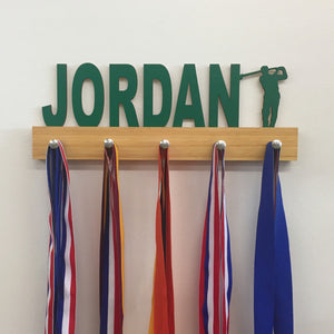 Personalized Boys Golf Medal Holder