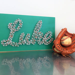 CROWN STRING ART BOARD WITH NAME – TheKnottyThreads