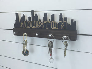 Houston Skyline Key Holder
