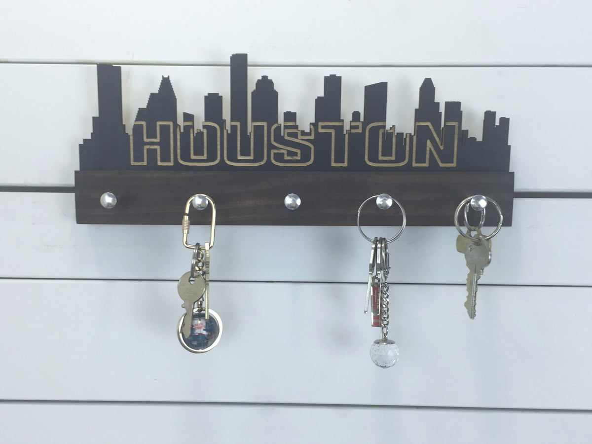 Houston Skyline Key Holder