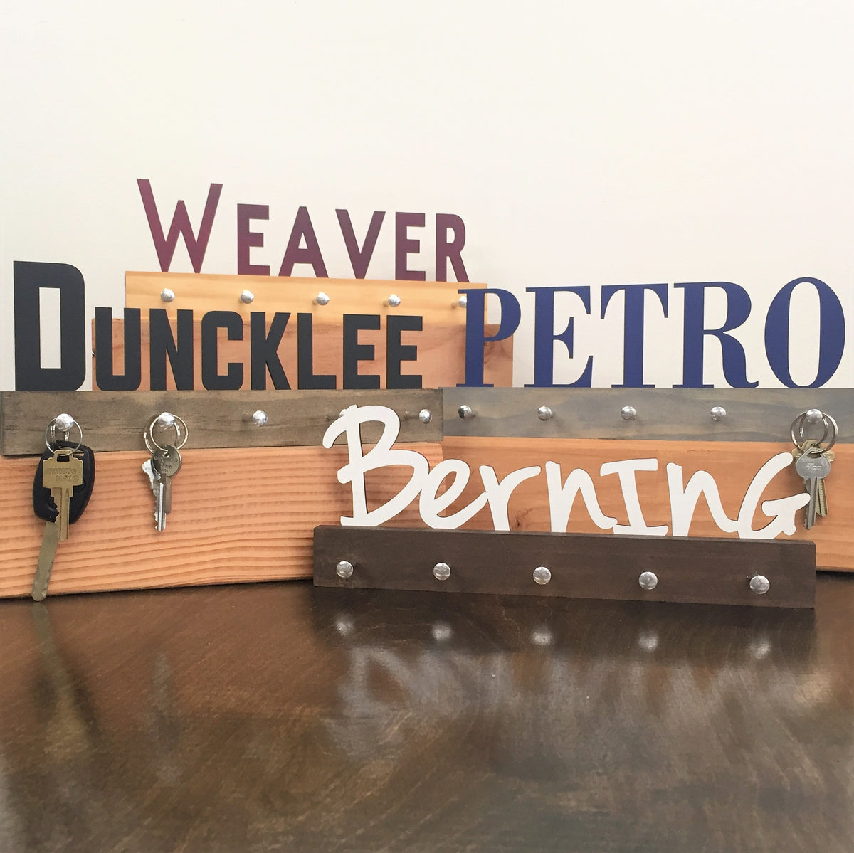 Personalized Name Key Holder Handwriting Font