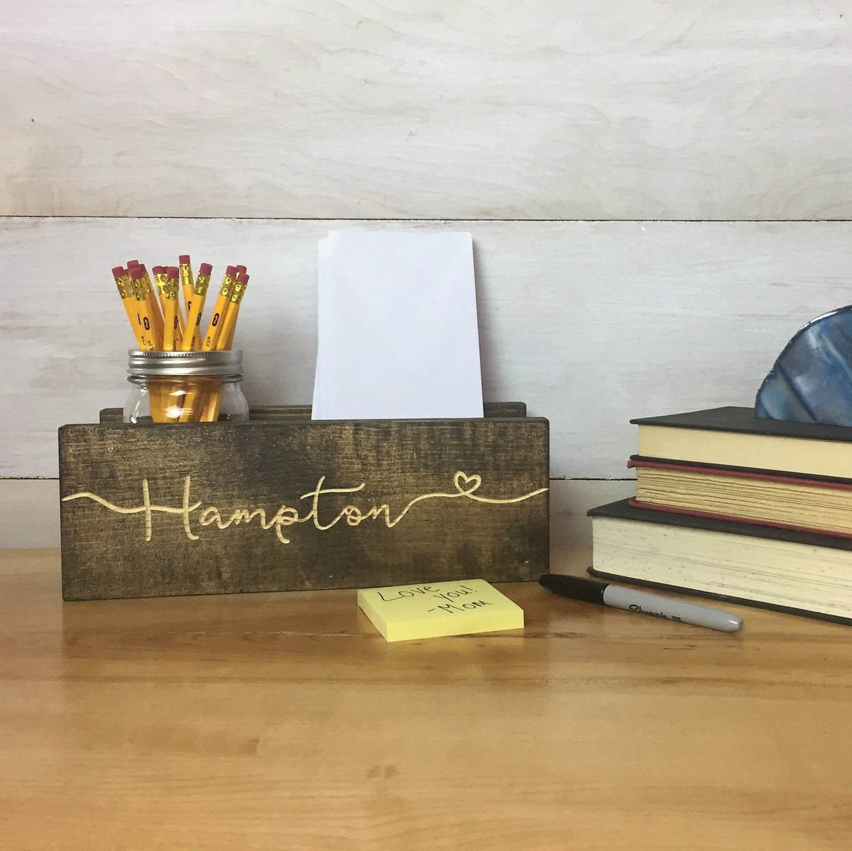 Personalized Mason Jar Holder Centerpiece - Mini