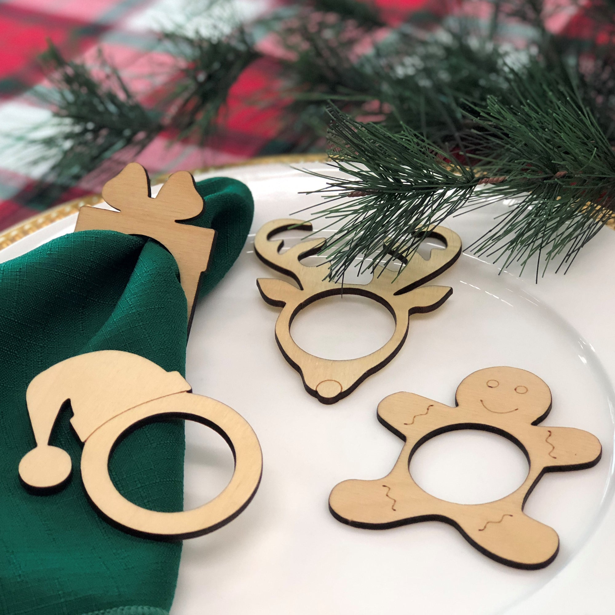 Christmas Napkin Rings Pinecone Home — free download