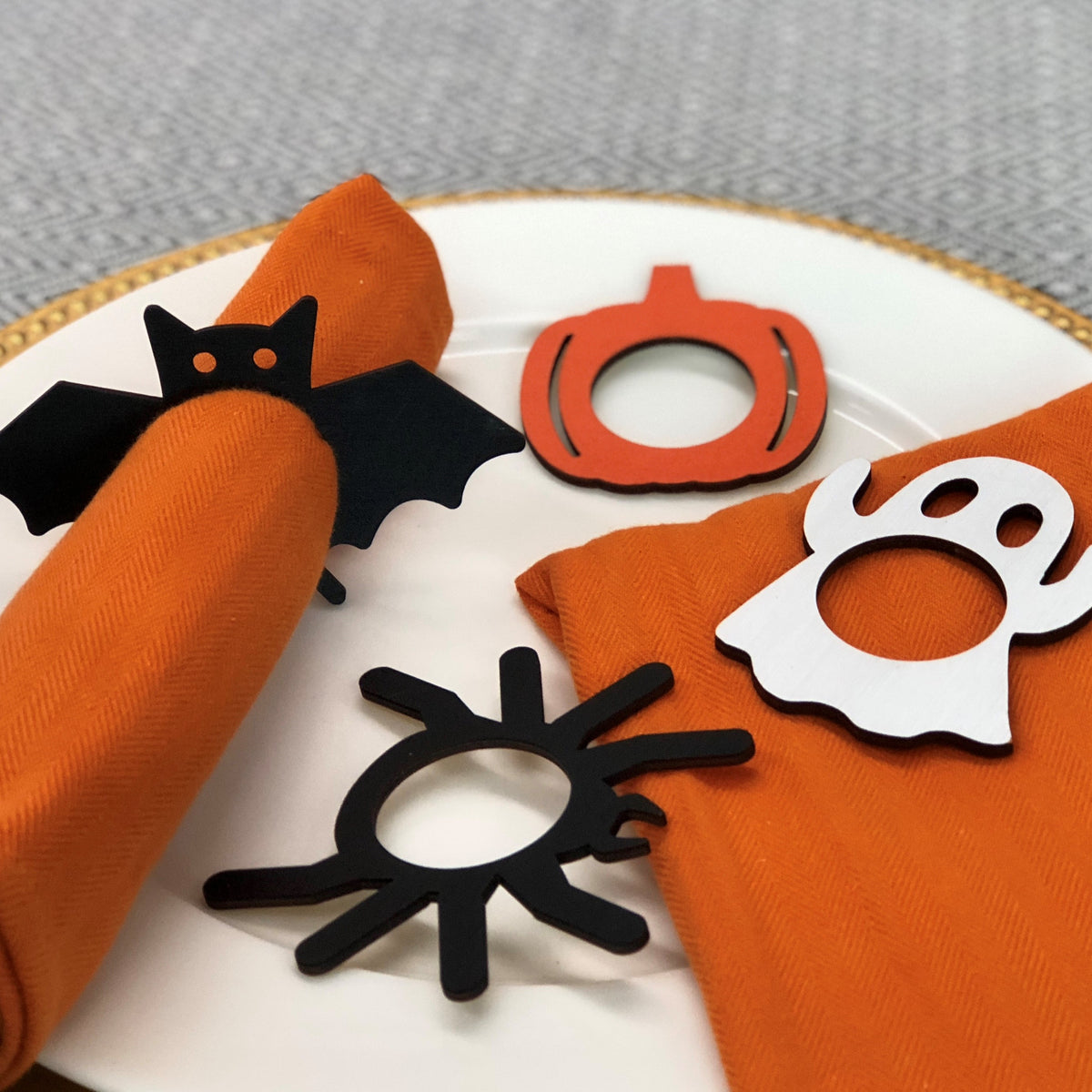 Halloween napkin ring holders clearance