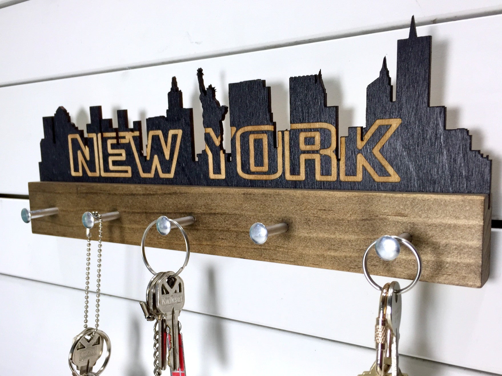 New York Skyline Key Holder