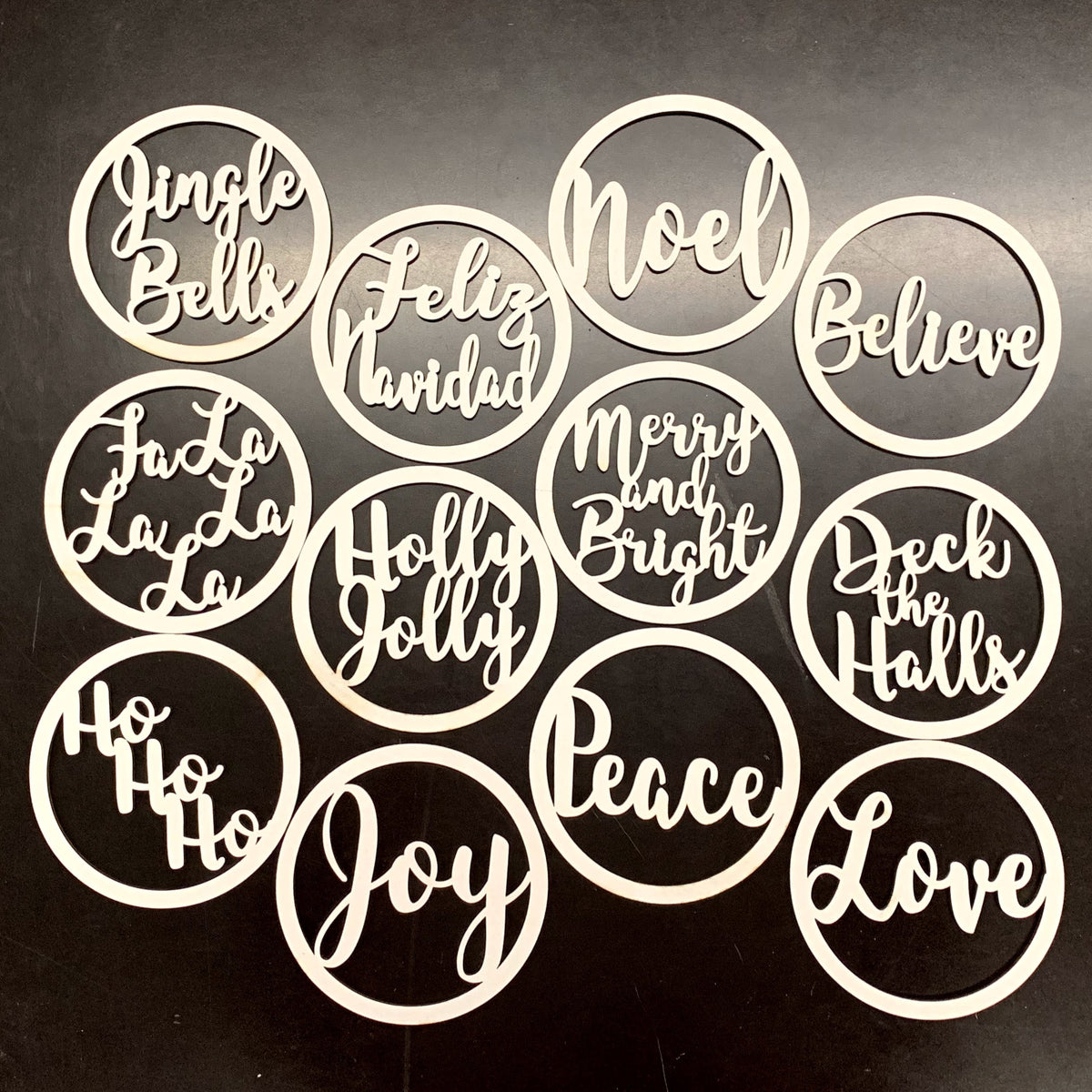 Circle Christmas Ornaments