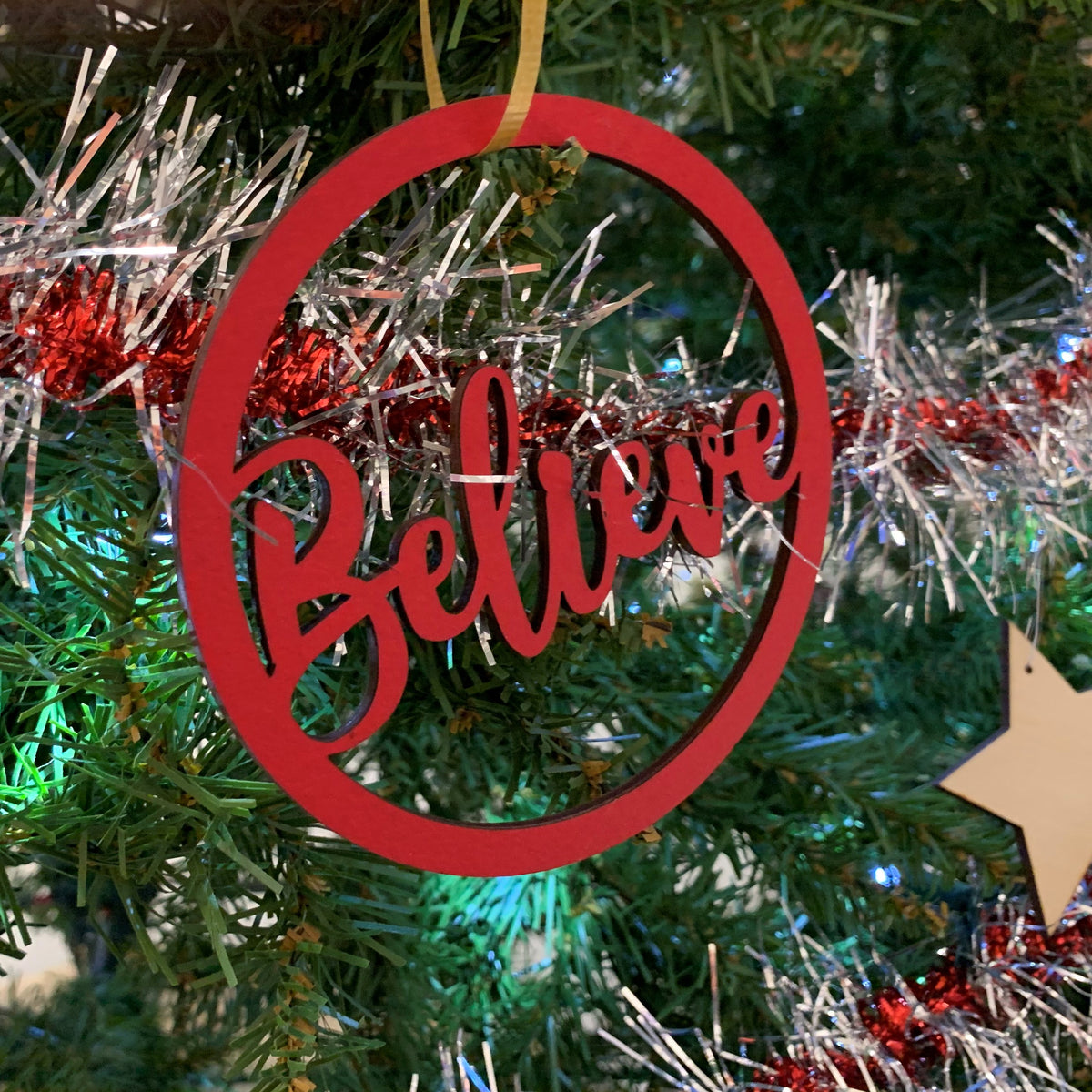 Circle Christmas Ornaments