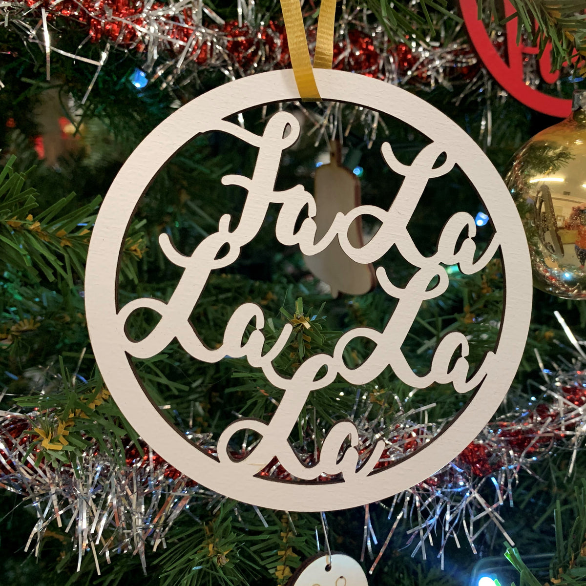 Circle Christmas Ornaments