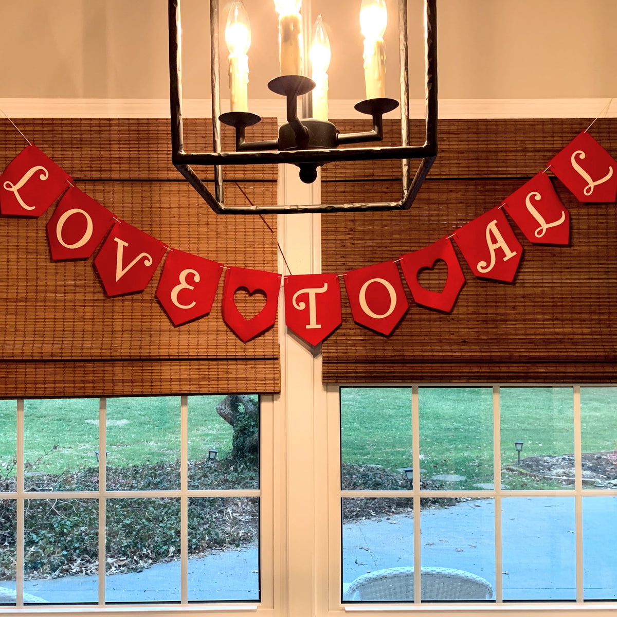 Valentines Felt Garland