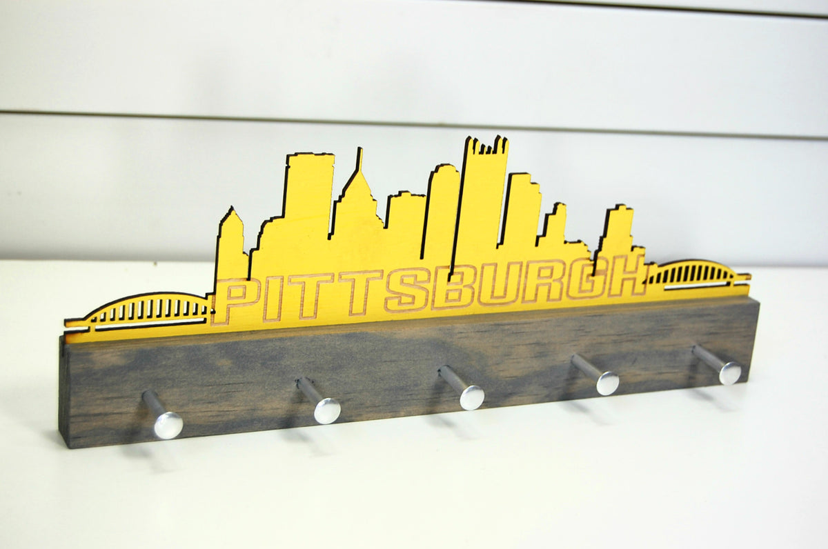 Pittsburgh Skyline Key Holder