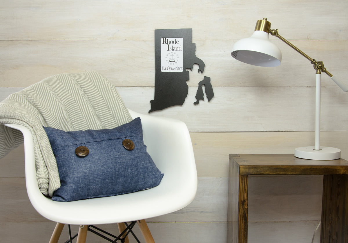 State Shaped Frame - Black