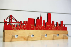 San Francisco Skyline Key Holder