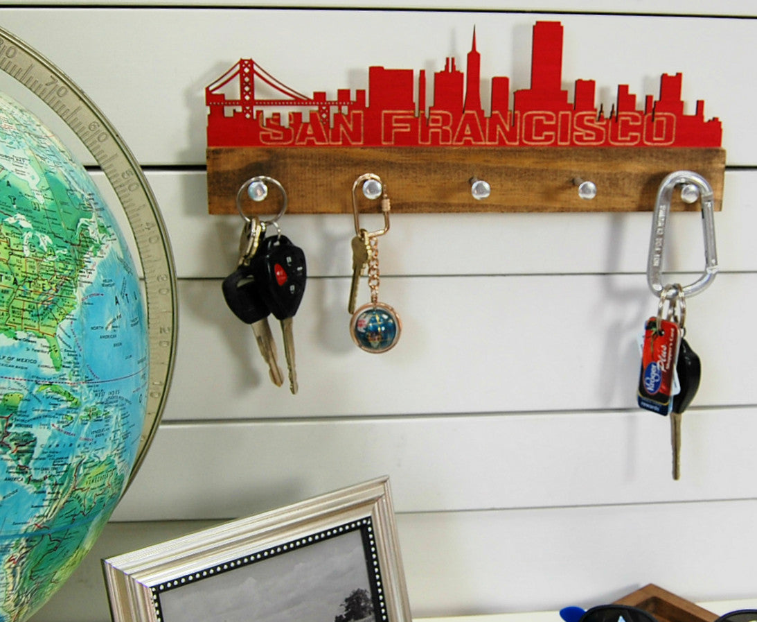 San Francisco Skyline Key Holder