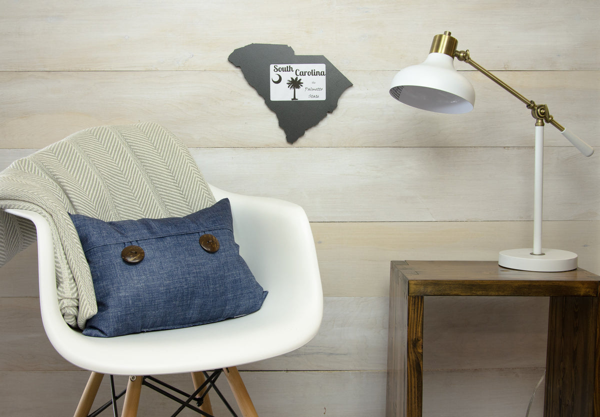 State Shaped Frame - Black