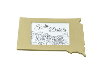 South Dakota picture frame 4x6