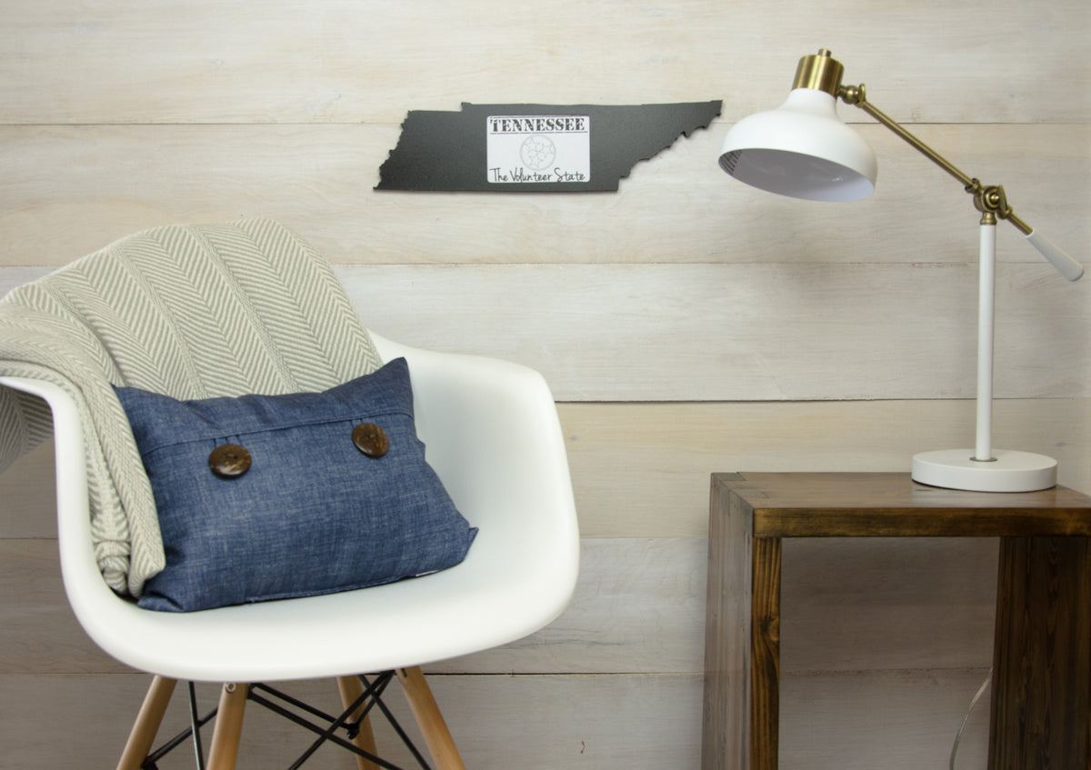 State Shaped Frame - Black