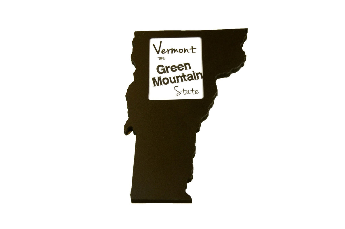 State Shaped Frame - Black