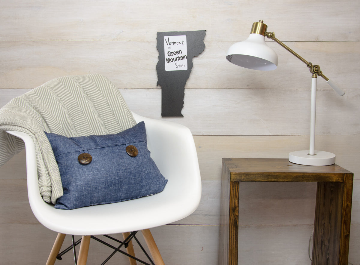 State Shaped Frame - Black